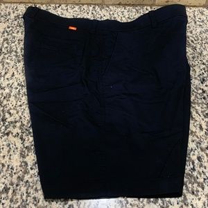 NIKE Men's Golf Shorts Gently Worn Black Size 38 Straight Front Cotton/Poly